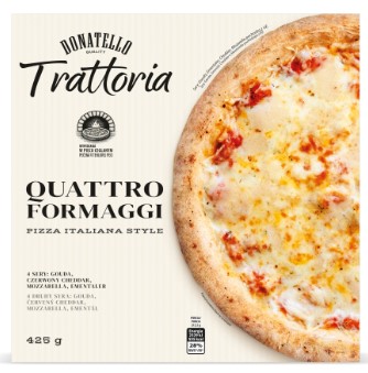 Donatello Trattoria Pizza Quattro Formaggi