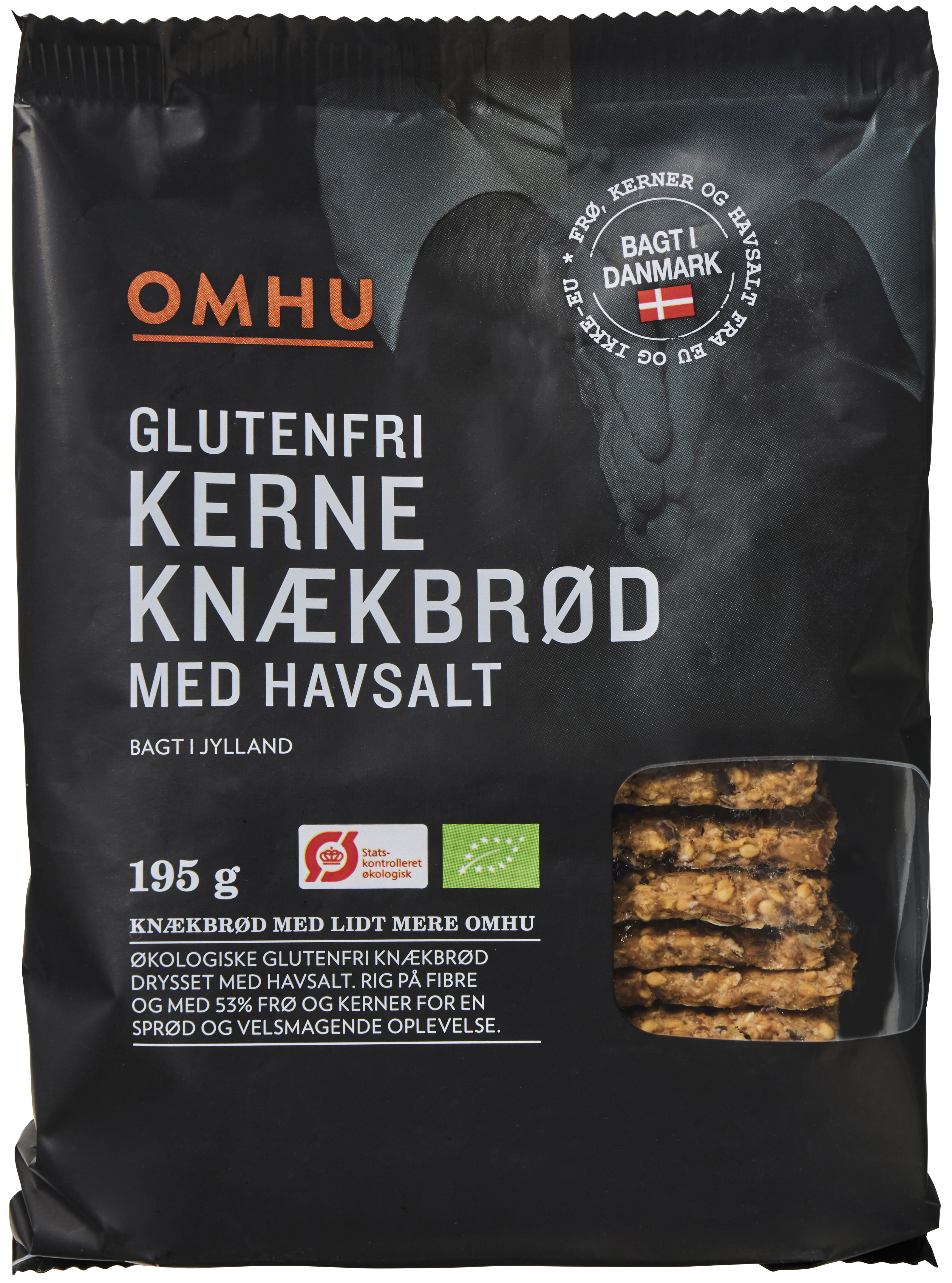 OMHU Flerkerne Knækbrod med Havsalt