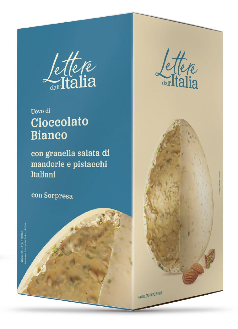 Lettere dall'Italia Uovo di Cioccolato Bianco
