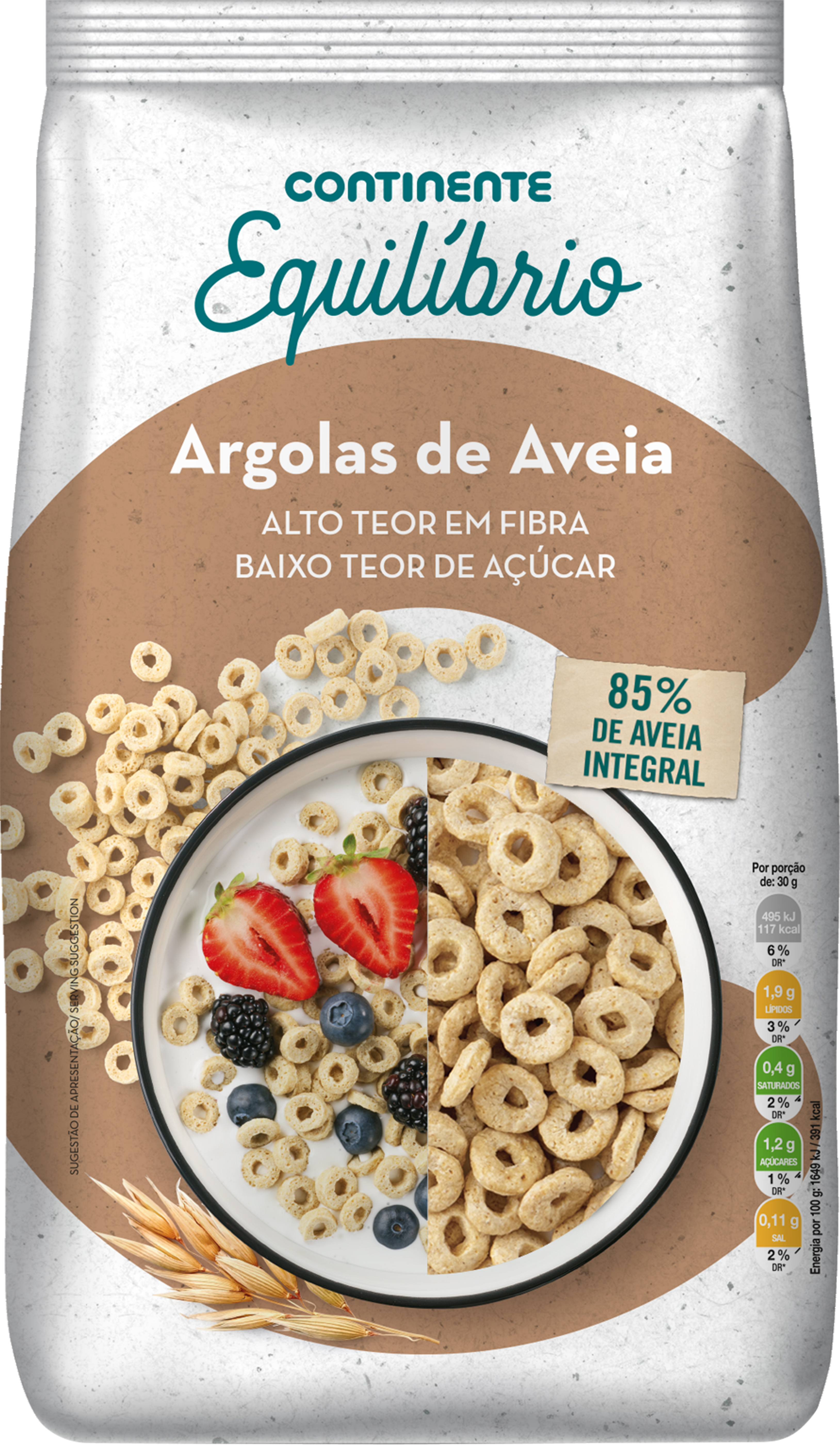 Continente Equilíbrio Argolas de Aveia 