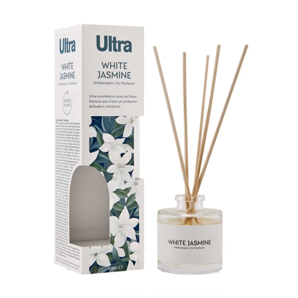 Ultra White Jasmine Air Freshener Sticks  