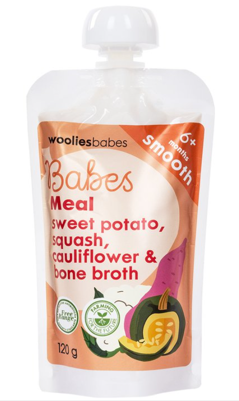 Babes Meal Sweet Potato, Squash, Cauliflower & Bone broth
